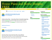 Tablet Screenshot of houseplansdesign.com